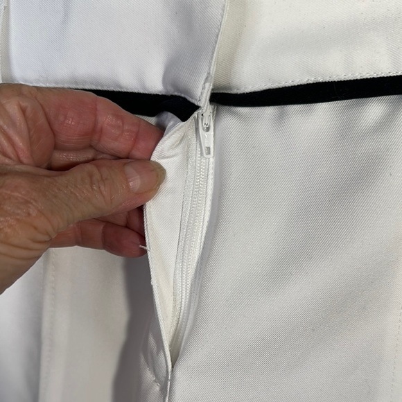 Callaway Women's White with Black Trim Long Line Golf Shorts - Picture 5 of 8